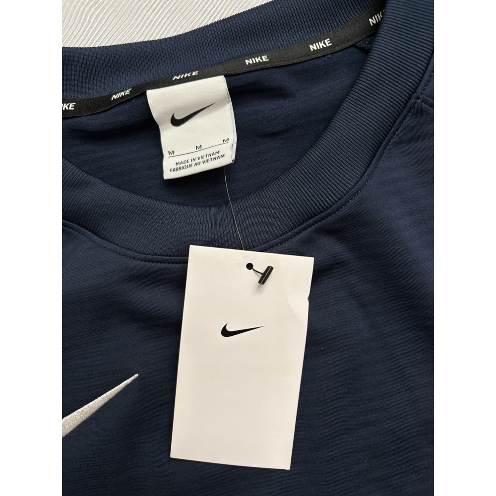 NEW Nike Dri-FIT Warmups Practice Long Sleeve Top Navy DC9106-419 Women's Medium - Picture 4 of 9